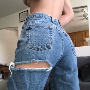 Booty ripped Ralph Lauren amazing boyfriend jeans